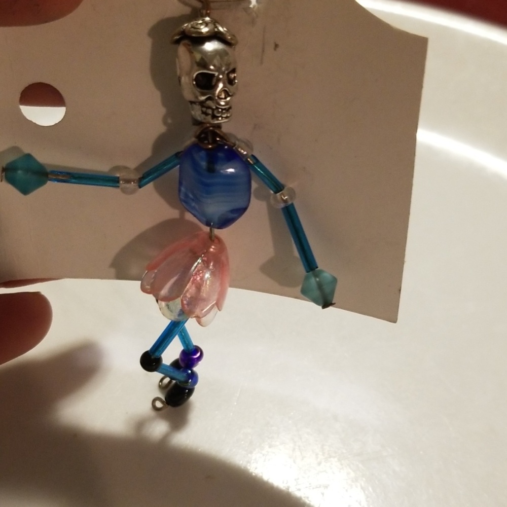 Little Lady purse charm - handmade 1 of a kind